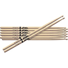 Promark American Hickory Drum Sticks 6-Pair Nylon 5B Promark American Hickory Drum Sticks 6-Pair Nylon 7A