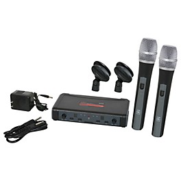 Blemished Galaxy Audio ECD Dual Channel UHF Wireless System with Dual HH38 Handhelds Level 2 Band D 888365255842