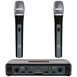 Galaxy Audio ECD Dual Channel UHF Wireless System with Dual HH38 Handhelds Band D