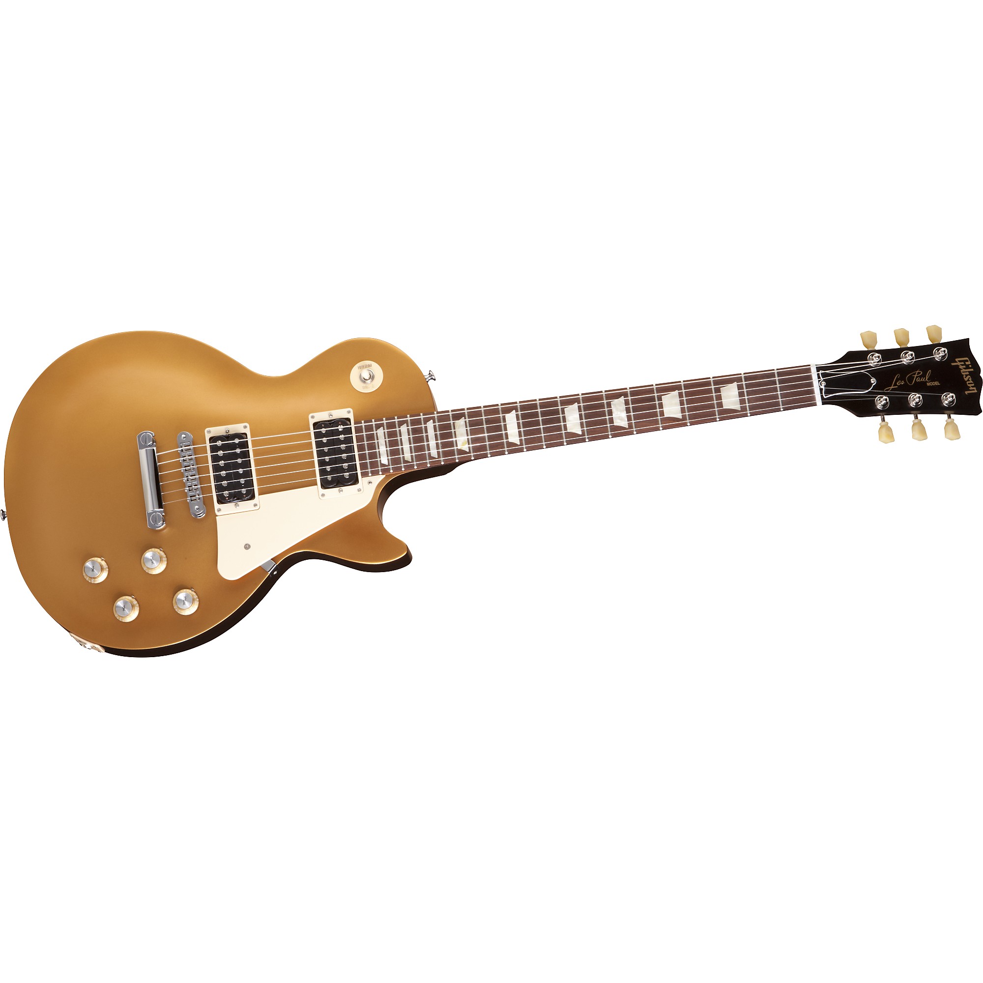 Gibson Les Paul Studio 50's Tribute Electric Guitar with Humbucker Pickups  Satin Gold Top | Guitar Center