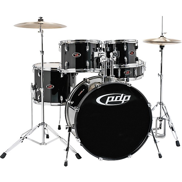 PDP by DW Z5 Complete Drum Set with Hardware and Cymbals Carbon Black