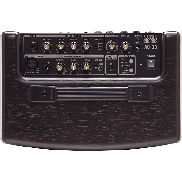 Open Box Roland AC-33RW 30W 2x5 Acoustic Combo Amp Level 1 Rosewood