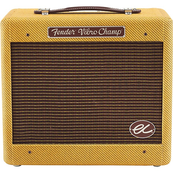 Fender Eric Clapton EC Signature Vibro-Champ  5W 1x8 Hand-Wired Tube Guitar Combo Amp Tweed