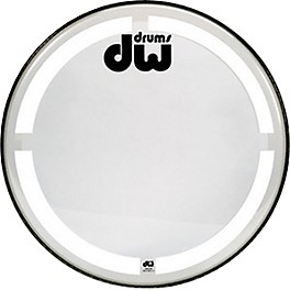 DW Coated Clear Bass Drum Head 22 in. DW Coated Clear Bass Drum Head 20 in.