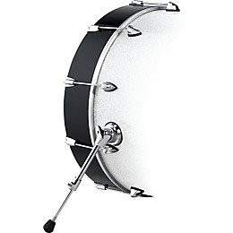 Sound Percussion Labs Extended Resonant Side Bass Drum Hoop 22 x 4 Piano Black