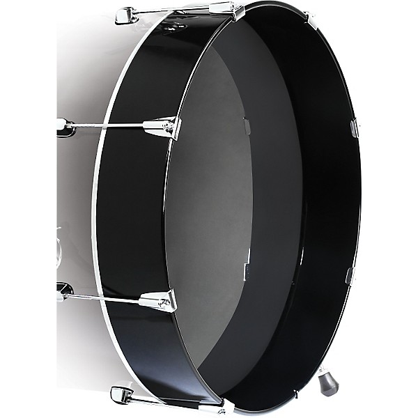 Sound Percussion Labs Extended Resonant Side Bass Drum Hoop 22 x 4 Piano Black