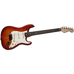 Fender Custom Shop 2012 Custom Deluxe Stratocaster Electric Guitar Faded Cherry Burst Rosewood Fretboard
