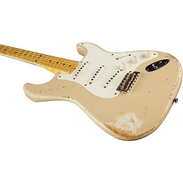 Fender Custom Shop 1956 Heavy Relic Stratocaster Electric Guitar Desert Sand Maple Fretboard