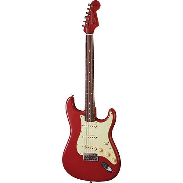 Fender Custom Shop 1960 Stratocaster Relic with Matching Headstock Electric Guitar Dakota Red Matching Painted Headstock R...