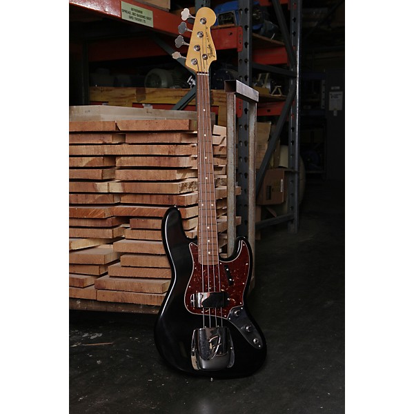 Fender Custom Shop 1961 Jazz Bass Closet Classic Electric Bass Guitar Black Rosewood Fretboard