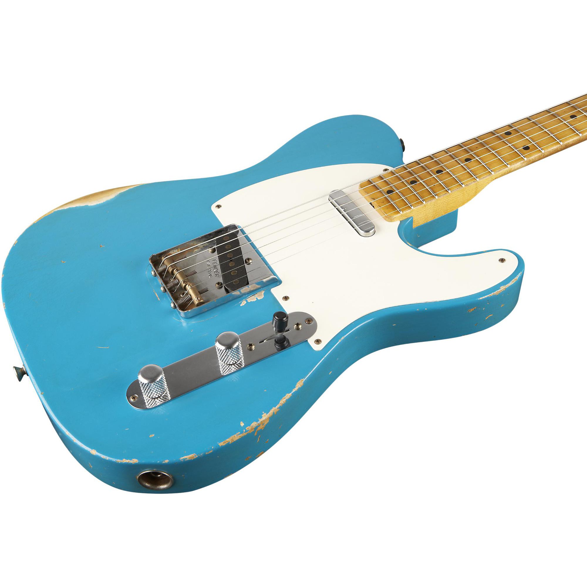 Platinum Fender Custom Shop 1955 Telecaster Relic Ash