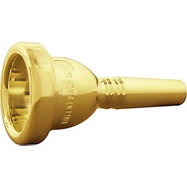 Bach Standard Series Large Shank Trombone Mouthpiece in Go... Bach Standard Series Large Shank Trombone Mouthpiece in Gold 1G