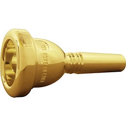 Bach Standard Series Large Shank Trombone Mouthpiece in Gold 1-1/4G