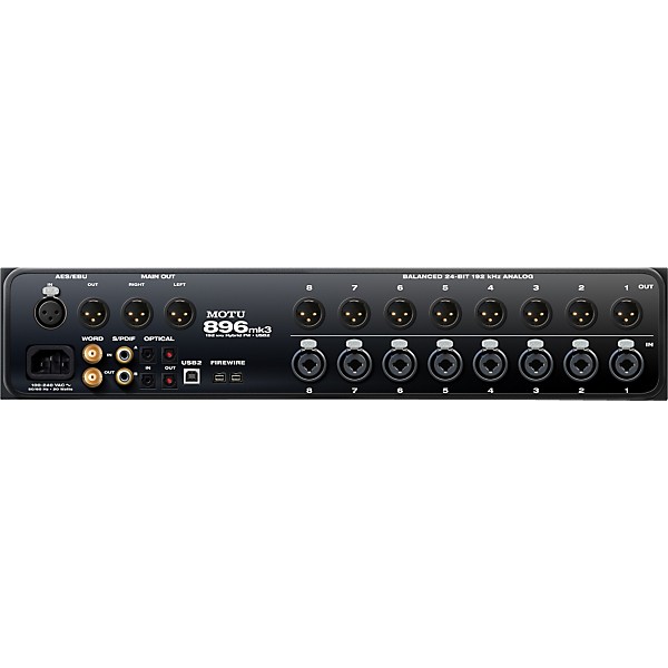 Open Box MOTU 896mk3 Hybrid Level 1