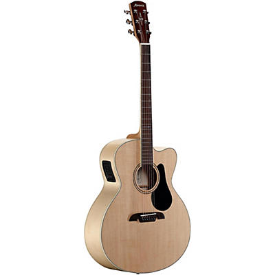 Alvarez Artist Series Aj80ce Jumbo Acoustic-Electric Guitar Natural for sale