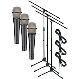 Electro-Voice PL44 with Cable and Stand 3 Pack