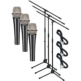 Electro-Voice PL84 with Cable and Stand 3 Pack