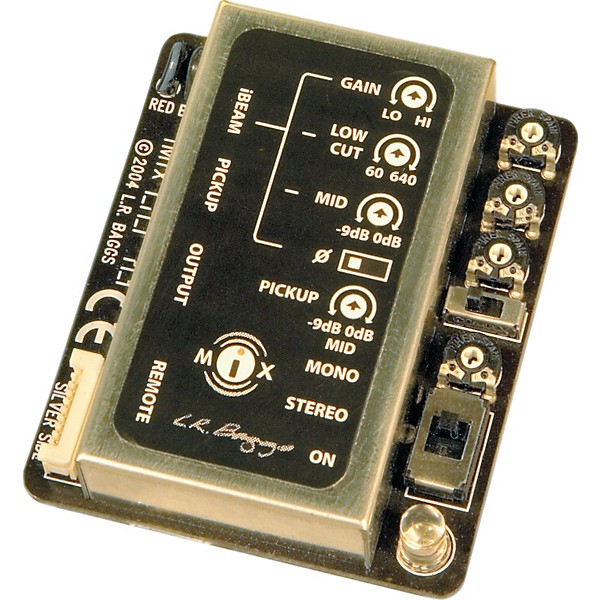 LR Baggs iMix Internal Preamp/Mixer with Element and Ibeam Pickups and Remote Control II - Nylon String