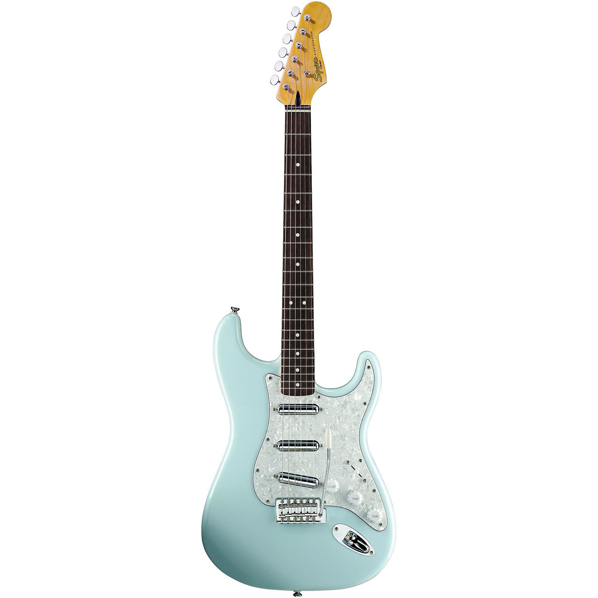 Vintage Modified Stratocaster Surf Electric Guitar Sonic Blue