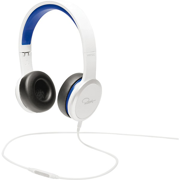 ヘッドホン WeSC Chambers by RZA STREET Headphone WeSC Chambers by RZA Street Headphones Blue and White