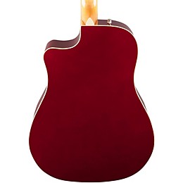 Open Box Fender California Series Sonoran SCE Cutaway Dreadnought Acoustic-Electric Guitar Level 2 Candy Apple Red 190839221780