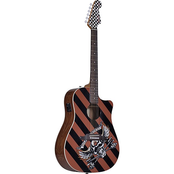 Fender Duane Peters Sonoran Acoustic-Electric Guitar Graphic