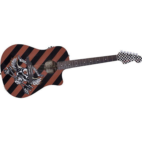 Fender Duane Peters Sonoran Acoustic-Electric Guitar Graphic