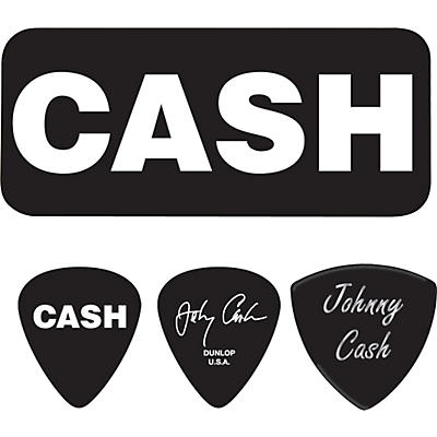 Dunlop Johnny Cash Bold Pick Tin With 6 Picks Medium for sale
