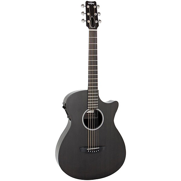 Open Box RainSong Shorty-FT Acoustic-Electric Guitar Level 1 Fine Texture finish