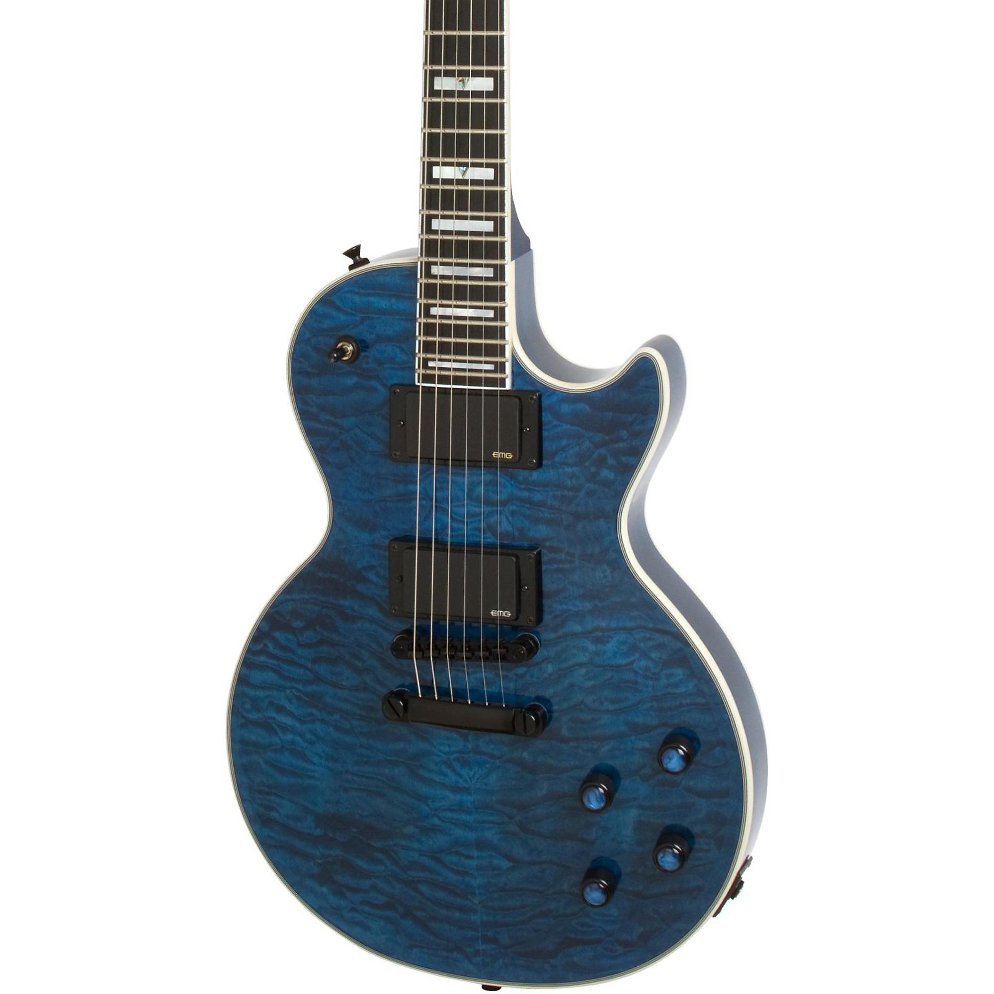 Epiphone Les Paul Custom prophecy  改造品 Epiphone Prophecy Les Paul Custom Plus EX Outfit Midnight