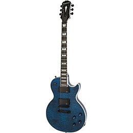 Open Box Epiphone Prophecy Les Paul Custom Plus EX/GX Electric Guitar Level 1 Midnight Sapphire