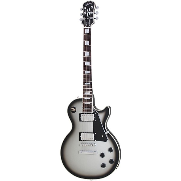 Open Box Epiphone Limited Edition Les Paul Custom PRO Electric Guitar Level 1 Silver Burst