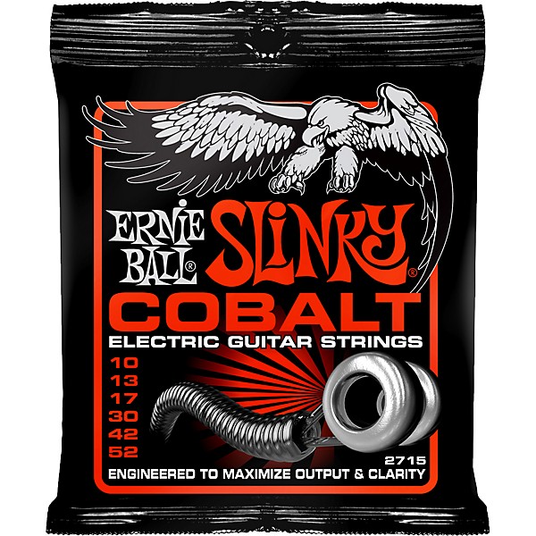 Ernie Ball 2715 Cobalt Skinny Top Heavy Bottom Electric Guitar Strings