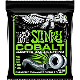 Ernie Ball 2736 Cobalt Regular Slinky 5-String Electric Bass Strings