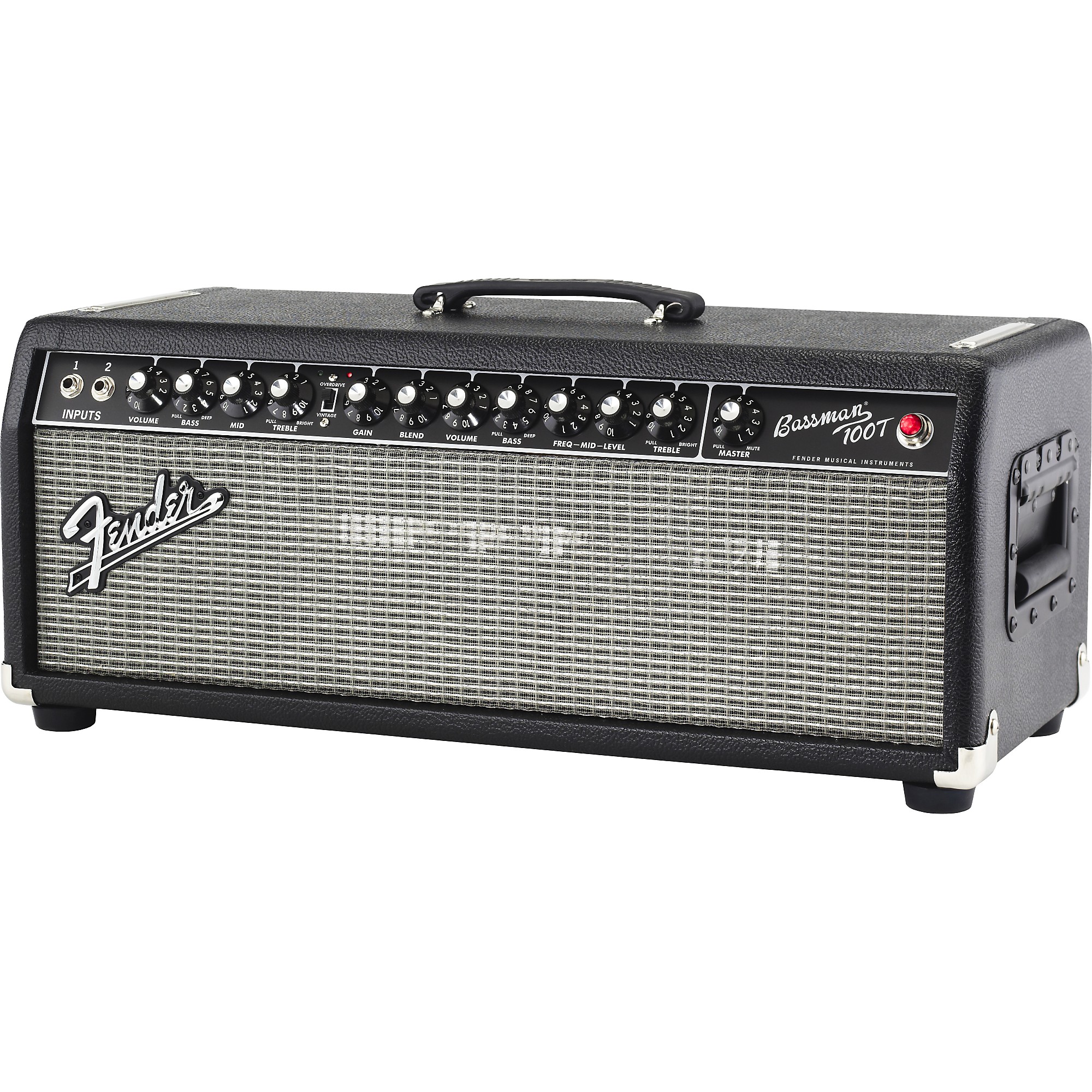Fender Bassman Pro 100T 100W Tube Bass Amp Head Black | Guitar Center