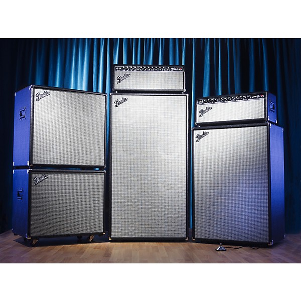 Open Box Fender Bassman Pro 410 4x10 Neo Bass Speaker Cabinet Level 2 Black 190839875570