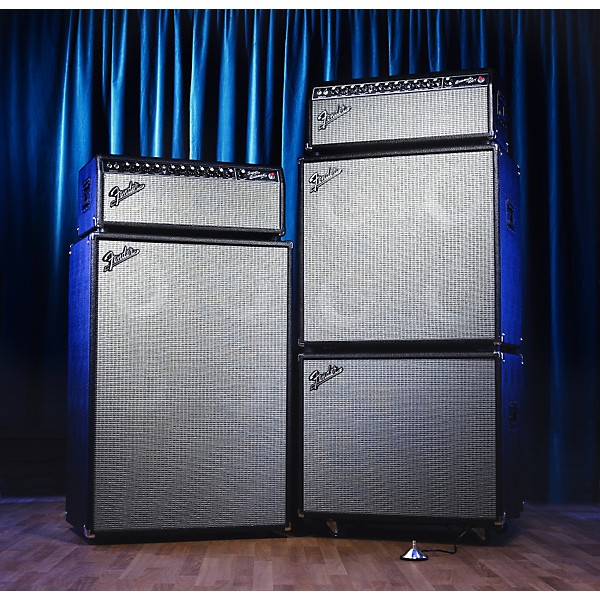 Open Box Fender Bassman Pro 410 4x10 Neo Bass Speaker Cabinet Level 2 Black 197881077112