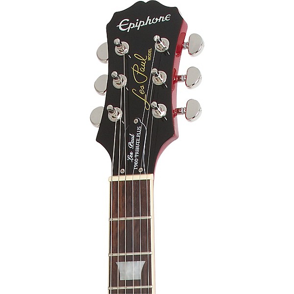 Open Box Epiphone Les Paul Tribute Plus Electric Guitar Level 2 Faded Cherry Burst 888366022542