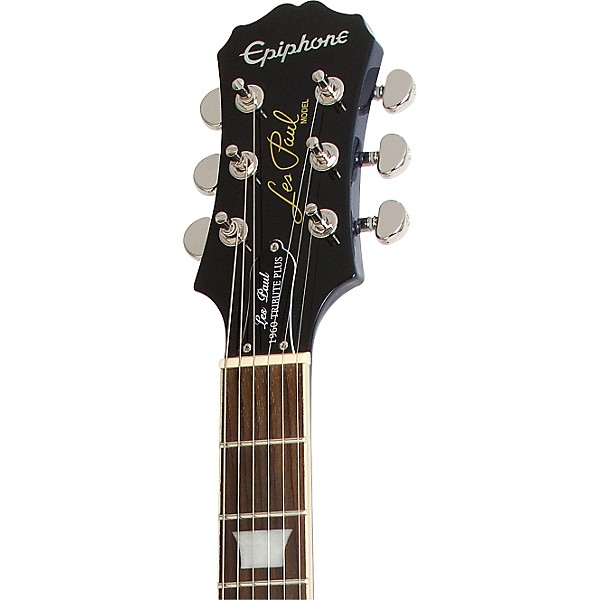 Open Box Epiphone Les Paul Tribute Plus Electric Guitar Level 2 Midnight Sapphire 190839177384