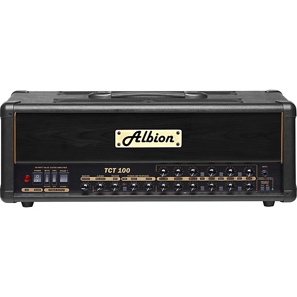 Albion Amplification TCT Series TCT100H 100W Tube Guitar Amp Head Black
