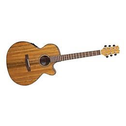 Mitchell MX400 Exotic Wood Acoustic-Electric Guitar Ovangkol Trans Orange stain