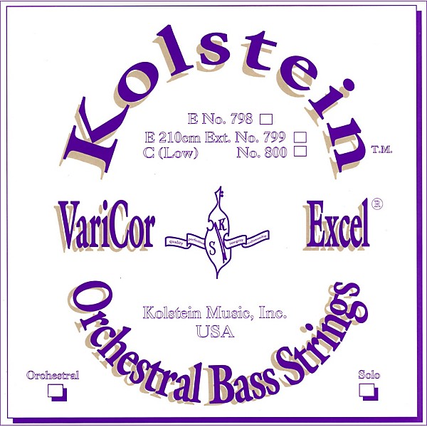 Kolstein VariCor Excel Orchestral Bass Strings D String