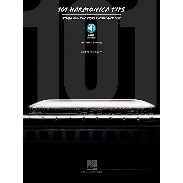 Hal Leonard 101 Harmonica Tips - Stuff All The Pros Know And Use (Book/Online Audio)