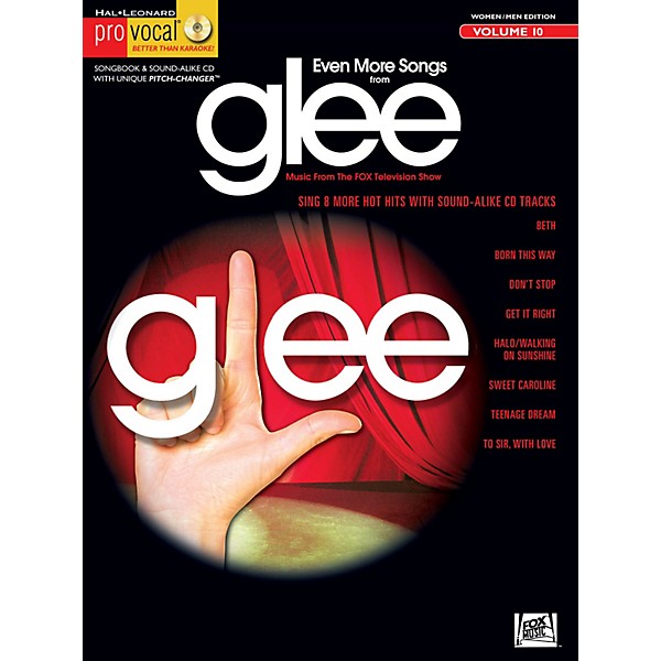 Hal Leonard Even More Songs From Glee - Pro Vocal Songbook & CD For Women/Men Volume 10