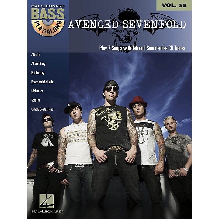 Hal Leonard Avenged Sevenfold - Bass Play-Along Volume 38 Book/CD ...