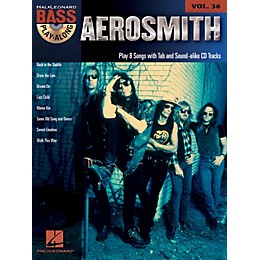Hal Leonard Aerosmith - Bass Play-Along Volume 36 Book/CD