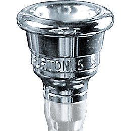 Warburton Size 5 Anchor Grip Series Trumpet and Cornet Mouthpiece Top in Silver 5MD Anchor Grip
