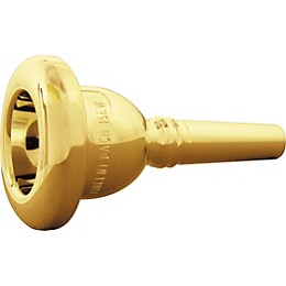 Bach Standard Series Small Shank Trombone Mouthpiece in Gold 4