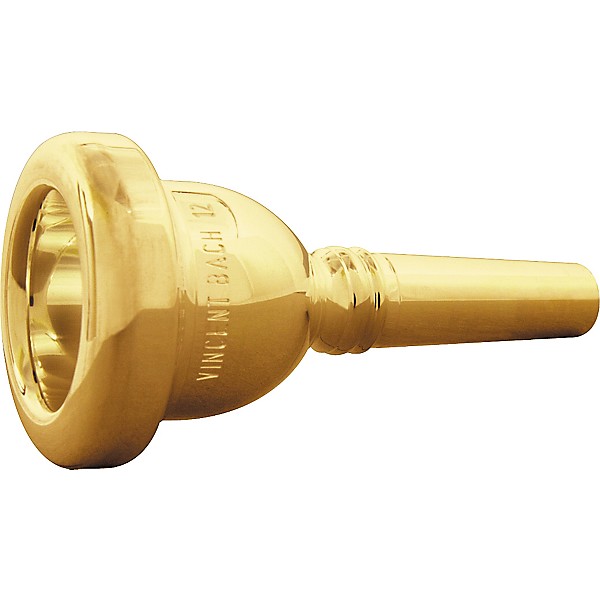 Bach Standard Series Small Shank Trombone Mouthpiece in Gold 12