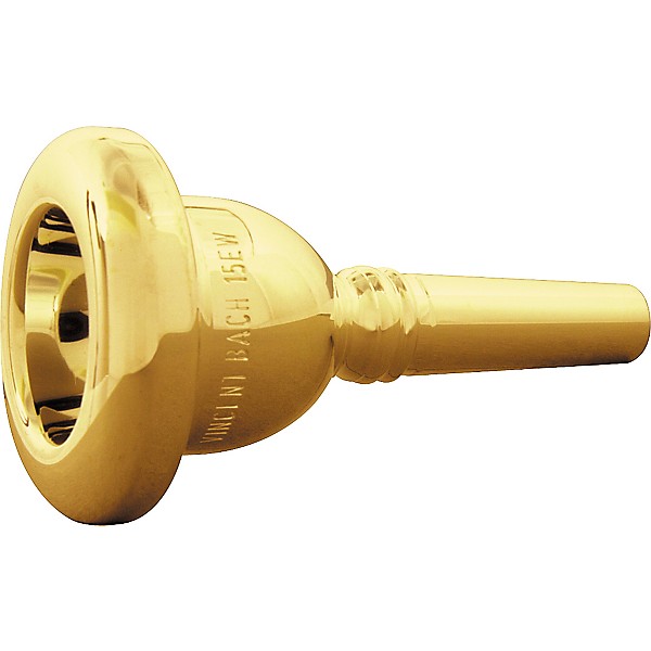Bach Standard Series Small Shank Trombone Mouthpiece in Gold 4C